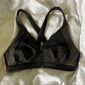 Black and Gold Victoria’s Secret Sports Bra